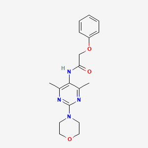 N-(4,6-dimethyl-2-morpholinopyrimidin-5-yl)-2-phenoxyacetamide