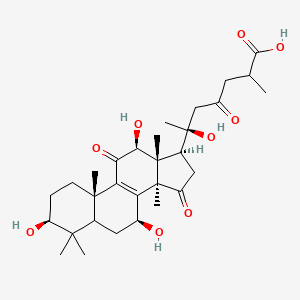 molecular formula C30H44O9 B2478686 20-Hydroxyganoderic Acid G 
