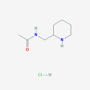 N-[(piperidin-2-yl)methyl]acetamide hydrochloride