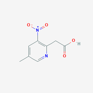 (5-Methyl-3-nitropyridin-2-yl)acetic acid