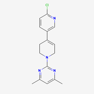 2-[4-(6-Chloropyridin-3-yl)-3,6-dihydro-2H-pyridin-1-yl]-4,6-dimethylpyrimidine