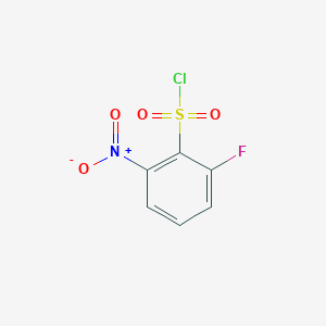 2-Fluoro-6-nitrobenzene-1-sulfonyl chloride