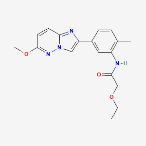 2-ethoxy-N-(5-(6-methoxyimidazo[1,2-b]pyridazin-2-yl)-2-methylphenyl)acetamide