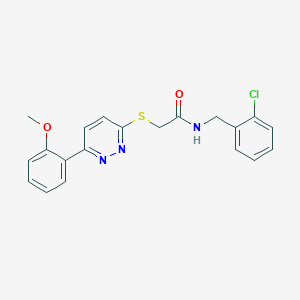N-(2-chlorobenzyl)-2-((6-(2-methoxyphenyl)pyridazin-3-yl)thio)acetamide