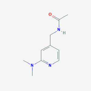 molecular formula C10H15N3O B2478809 N-{[2-(dimethylamino)pyridin-4-yl]methyl}acetamide CAS No. 1311840-14-8