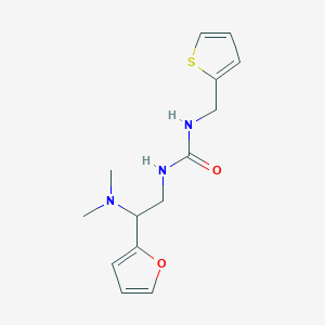 1-(2-(Dimethylamino)-2-(furan-2-yl)ethyl)-3-(thiophen-2-ylmethyl)urea