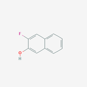 molecular formula C10H7FO B2478885 3-fluoronaphthalen-2-ol CAS No. 324-40-3