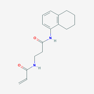 B2478931 3-(Prop-2-enoylamino)-N-(5,6,7,8-tetrahydronaphthalen-1-yl)propanamide CAS No. 2201506-42-3