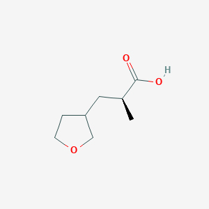(2S)-2-Methyl-3-(oxolan-3-yl)propanoic acid