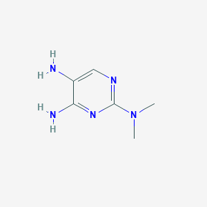 molecular formula C6H11N5 B2478940 N2,N2-dimethylpyrimidine-2,4,5-triamine CAS No. 45939-75-1