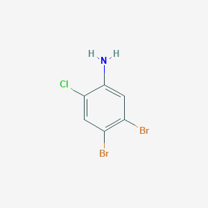 B2479074 4,5-Dibromo-2-chloroaniline CAS No. 1263376-68-6