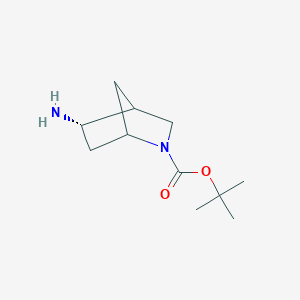 B2479105 Tert-butyl (5S)-5-amino-2-azabicyclo[2.2.1]heptane-2-carboxylate CAS No. 1250884-13-9