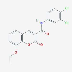 N-(3,4-dichlorophenyl)-8-ethoxy-2-oxo-2H-chromene-3-carboxamide