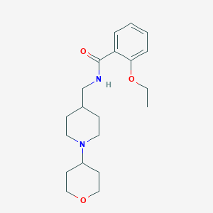 2-ethoxy-N-((1-(tetrahydro-2H-pyran-4-yl)piperidin-4-yl)methyl)benzamide