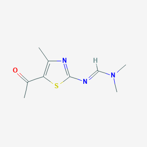 (E)-N'-(5-acetyl-4-methylthiazol-2-yl)-N,N-dimethylformimidamide
