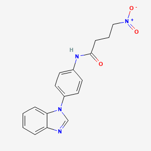 N-[4-(Benzimidazol-1-yl)phenyl]-4-nitrobutanamide