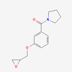[3-(Oxiran-2-ylmethoxy)phenyl]-pyrrolidin-1-ylmethanone
