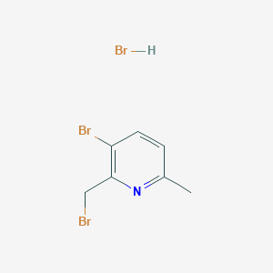 3-Bromo-2-(bromomethyl)-6-methylpyridine;hydrobromide