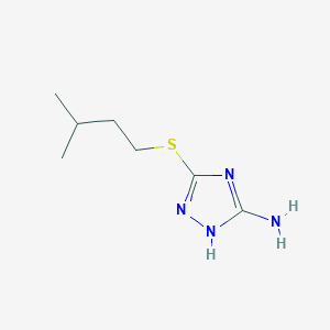 3-[(3-methylbutyl)thio]-1H-1,2,4-triazol-5-amine