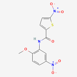 N-(2-methoxy-5-nitrophenyl)-5-nitrothiophene-2-carboxamide