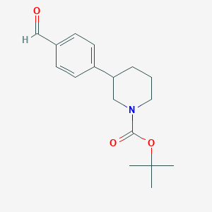 Tert-butyl 3-(4-formylphenyl)piperidine-1-carboxylate