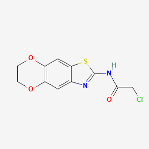 2-chloro-N-6,7-dihydro[1,4]dioxino[2,3-f][1,3]benzothiazol-2-ylacetamide