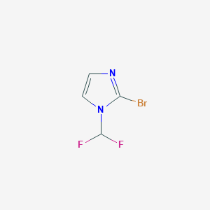 molecular formula C4H3BrF2N2 B2479303 2-bromo-1-(difluoromethyl)-1H-imidazole CAS No. 2503205-19-2