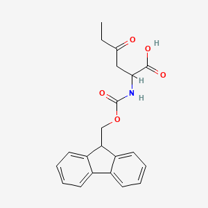2-({[(9H-fluoren-9-yl)methoxy]carbonyl}amino)-4-oxohexanoic acid
