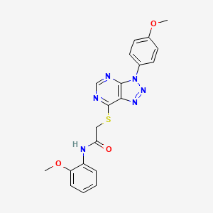 N-(2-methoxyphenyl)-2-((3-(4-methoxyphenyl)-3H-[1,2,3]triazolo[4,5-d]pyrimidin-7-yl)thio)acetamide