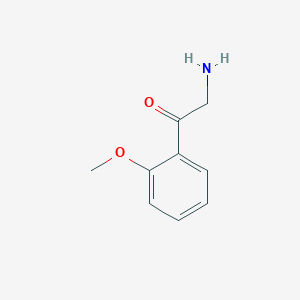 molecular formula C9H11NO2 B2479352 2-Amino-1-(2-methoxyphenyl)ethanone CAS No. 189506-45-4