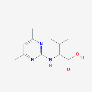 2-(4,6-Dimethyl-pyrimidin-2-ylamino)-3-methyl-butyric acid