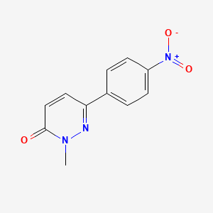 2-Methyl-6-(4-nitrophenyl)pyridazin-3-one