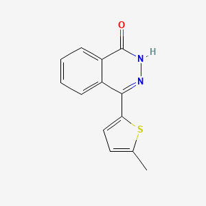 molecular formula C13H10N2OS B2479396 4-(5-methyl-2-thienyl)-1(2H)-phthalazinone CAS No. 137382-47-9