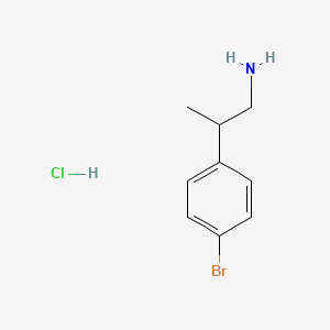 molecular formula C9H13BrClN B2479409 2-(4-溴苯基)丙胺盐酸盐 CAS No. 211314-90-8