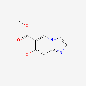 molecular formula C10H10N2O3 B2479539 Methyl 7-methoxyimidazo[1,2-a]pyridine-6-carboxylate CAS No. 1263062-28-7