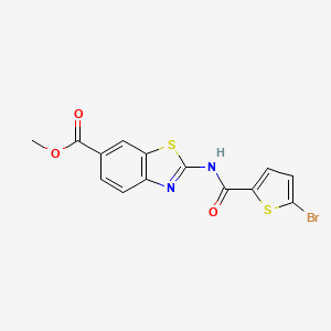 Methyl 2-(5-bromothiophene-2-carboxamido)benzo[d]thiazole-6-carboxylate