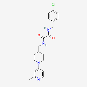 N1-(4-chlorobenzyl)-N2-((1-(2-methylpyridin-4-yl)piperidin-4-yl)methyl)oxalamide