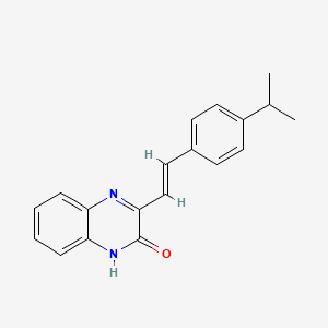 (E)-3-(4-isopropylstyryl)quinoxalin-2(1H)-one