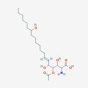 2-Amino-4-acetoxy-3,5,14-trihydroxyeicosenoic acid