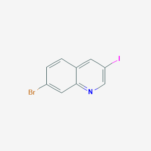 molecular formula C9H5BrIN B2479787 7-Bromo-3-iodoquinoline CAS No. 1416440-61-3