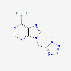 9-(1H-1,2,4-Triazol-5-ylmethyl)purin-6-amine