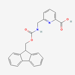 6-[(9H-Fluoren-9-ylmethoxycarbonylamino)methyl]pyridine-2-carboxylic acid