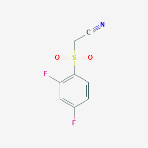 B2479852 [(2,4-Difluorophenyl)sulfonyl]acetonitrile CAS No. 1153970-85-4