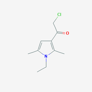 2-chloro-1-(1-ethyl-2,5-dimethyl-1H-pyrrol-3-yl)ethanone