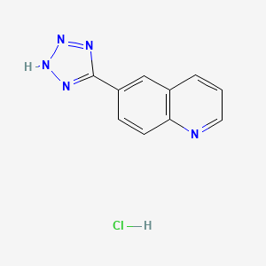 6-(2H-Tetrazol-5-yl)quinoline;hydrochloride