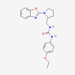 1-((1-(Benzo[d]oxazol-2-yl)pyrrolidin-2-yl)methyl)-3-(4-ethoxyphenyl)urea