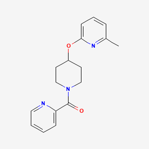 (4-((6-Methylpyridin-2-yl)oxy)piperidin-1-yl)(pyridin-2-yl)methanone