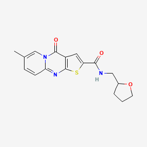 7-methyl-4-oxo-N-((tetrahydrofuran-2-yl)methyl)-4H-pyrido[1,2-a]thieno[2,3-d]pyrimidine-2-carboxamide
