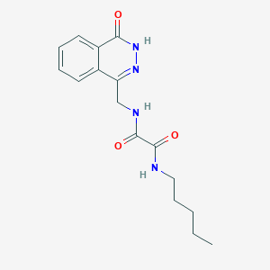 molecular formula C16H20N4O3 B2479922 N'-[(4-oxo-3,4-dihydrophthalazin-1-yl)methyl]-N-pentylethanediamide CAS No. 923689-74-1