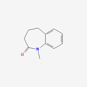 molecular formula C11H13NO B2479930 1-methyl-1,3,4,5-tetrahydro-2H-1-benzazepin-2-one CAS No. 20678-82-4